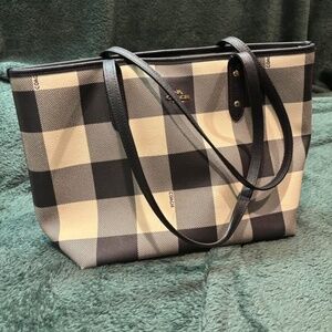 Coach Vintage Plaid Purse